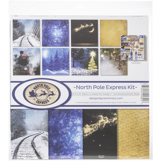 Reminisce Collection Kit 12&#x22;X12&#x22;-North Pole Express